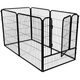 Kojec dla zwierząt SPRINGOS 184x94x100 cm czarny (5907719433677) - obraz 19