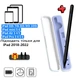 Стилус для iPad 2022 2021 2020 2019 2018 Pro Air Mini Stylus + Кейс Бело-сиреневый + 2 Наконечника Черный - изображение 1