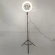 Кольцевая лампа 36 см со штативом 2,1 м и пультом управления Soft Ring, светодиодная LED лампа-кольцо с 3 держателями для телефона, кольцевой свет с регулировкой яркости для фото и видеосъемки, блоггеров, визажистов, RL-14-А - изображение 5