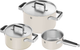 Zestaw garnków Zwilling Pure 3 szt Kość słoniowa (4009839676086) - obraz 1