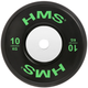 Talerz olimpijski HMS Bumper BTBR10 10 kg Black/Green (5908261680007) - obraz 1