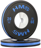 Talerz olimpijski HMS Bumper BTBR20 20 kg Black/Blue (5908261680014) - obraz 3