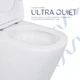 Унитаз-компакт Qtap Scorpio безободковый Ultra Quiet с сиденьем Soft-close QT14222125AUQW - изображение 5