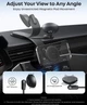 Магнитный автодержатель с беспроводной зарядкой Anker Nano Magnetic Wireless Car Charger 360° для iPhone - Black - изображение 5