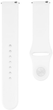 Pasek Connect Silicone Loop Watch Strap 20 mm White (CONUNI2010W) - obraz 1