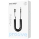 Кабель AUX Proove Steel Spring Lightning to 3.5 (1m) Black - изображение 2