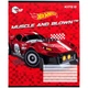 Зошит шкільний Kite Hot Wheels 12 аркушів коса лінія HW24-235 - изображение 4