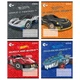 Зошит шкільний Kite Hot Wheels 12 аркушів коса лінія HW24-235 - изображение 5