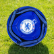 Футбольный мяч профессиональный Chelsea CZST 006 размер 5 синий из ПВХ с машинным швом весом 280 грамм для газона и искусственного покрытия подходит для детей подростков и взрослых (AW-695) - изображение 2