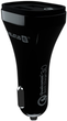 Автомобільний зарядний пристрій Evelatus QCC02 USB-A Black (QCC02BK) - зображення 1