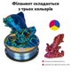 Филамент пластик для 3D принтера Tri-Silk PLA HC244 для Kingroon 1.75 мм 1 кг Red-Blue-Green красный–синий–зелёный (JDT-0851460) - изображение 7