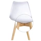Скандинавский обеденный стул DSF-313 White - изображение 8