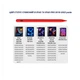 Стилус для iPad 2022 2021 2020 2019 2018 Pro Air Mini Stylus Красный - изображение 5