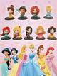 Набір фігурок Принцеси Дісней Disney Princess іграшки 9 шт 5-6 см - зображення 1