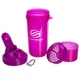 Шейкер 2-х камерный для спортивного питания SMART SHAKER SLIM My Fit 5053 600 мл Розовый - изображение 4