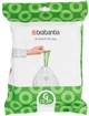 Worki na śmieci Brabantia PerfectFit 23–30 l 40 szt Białe (375668_MIRS) - obraz 1
