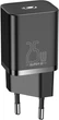 Сетевое зарядное устройство Baseus Super Si 25W Type-C 3A CCSP020101 с функцией быстрой зарядки QC3.0+PD3.0 Black - изображение 1