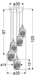 Люстра Candellux 35-60198 MARINA - зображення 8