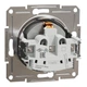Розетка Schneider Electric Asfora с заземлением алюминий EPH2900161 - изображение 5
