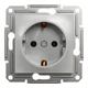 Розетка Schneider Electric Asfora с заземлением алюминий EPH2900161 - изображение 8