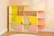 Детская стенка для игрушек "Карапуз" Yellow-Pink - изображение 1