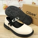 Школьные бежевые туфли для девочки Clibee (DC637 beige) Размер 35, 21.5 см - изображение 5