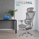 Крісло комп'ютерне офісне ергономічне OfficePro Elite Grey (OC950G) - зображення 9