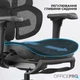 Кресло компьютерное офисное эргономичное OfficePro Elite Black (OC950B) - изображение 14