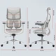 Fotel biurowy SIHOO DORO S100 Mesh White (S100-M302) - obraz 10