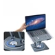 Підставка для ноутбука та MacBook Baseus UltraStable Pro Series Rotatable (Three-Fold Version) Grey (B10059900811-01) - изображение 10