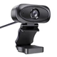 Веб-камера HOCO DI11 USB web camera with Audio focus 2K HD 4Mpx 1.5m Black - изображение 1
