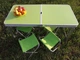 Раскладной стол чемодан Усиленный для пикника со стульями Folding Table Зеленый - изображение 6