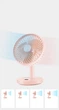 Вентилятор Jile Desktop small fan 01 White (1146682) - изображение 2
