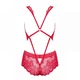 Боди Obsessive 853-TED-3 teddy красное S/M - изображение 4