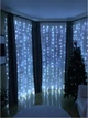 Новогодняя LED гирлянда-штора "Ледяная сказка" холодный белый свет 300 LED 3х3м с пультом ДУ - изображение 10