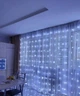 Світлодіодна гірлянда "Зимовий чарівний дощ" 3х3 м холодний білий, 300 LED, 8 режимів - зображення 3