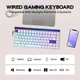 Магнітна ігрова клавіатур AULA HERO 84 HE White-purple Кастомний lightbox, RGB Підсвічування, Rapid Hall Effect, 8000Hz., Switch 0.01mm. ENG + UA - изображение 10