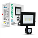 Светодиодный прожектор 10Вт с датчиком движения Ardero LL-2010ARD 10W LED 800Lm 6500K 145х126х71мм IP65 черный - изображение 1
