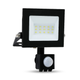 Светодиодный прожектор 10Вт с датчиком движения Ardero LL-2010ARD 10W LED 800Lm 6500K 145х126х71мм IP65 черный - изображение 2