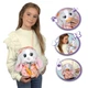 Интерактивная игрушка Baby Paws текстильная 22х15х14 5 см Белый зайчонок (698955) - изображение 9