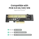 Контроллер Ugreen PCI-E 3.0 for SSD M.2 (NVMe) x4 CM302 (70503) - изображение 8
