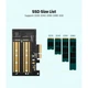 Контролер Ugreen PCI-E 3.0 for SSD M.2 NVMe + M.2 NGFF CM302 (70504) - зображення 5