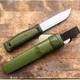 Туристический нож Morakniv Kansbol 12634 (клинок 109мм, нож 228мм, 2.5мм, 134г, темно-зеленый) - изображение 3