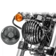 Світлодіодна фара з ґратами 5,75 дюйми для Harley Sportster 883 Iron 09-20 Craftride, чорна - изображение 2