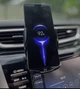 Автомобильный держатель Q3 Black с беспроводной зарядкой 30Вт | Автодержатель для телефона с автозажимом, быстрой зарядкой и магнитными коннекторами (Lightning/Micro/Type-C) - изображение 3