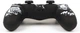 Качественный защитный силиконовый чехол Tiger (Black/White) для геймпада Sony DualShock (PS4) + накладки на стики - изображение 5