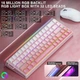 Проводная магнитная клавіатура AULA HERO 68 Pink RGB Подсветка - изображение 3