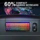 Игровая Клавиатура AULA HERO 68 HE Black-Red Магнитные Свитчи. Проводная 8000Hz/s. RGB Панель, 68 keys, Switch 0.1mm. Rapid Trigger - изображение 9