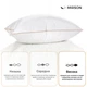 Подушка пуховая MirSon DeLuxe White Hand Made №905 100% пух Deluxe class 50х70 см Высокая (2200005356012) - изображение 3