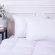 Подушка пуховая MirSon Raffaello White №200 90% белый пух Premium / 10% перо 70х70 см Низкая (2200000060570) - изображение 10